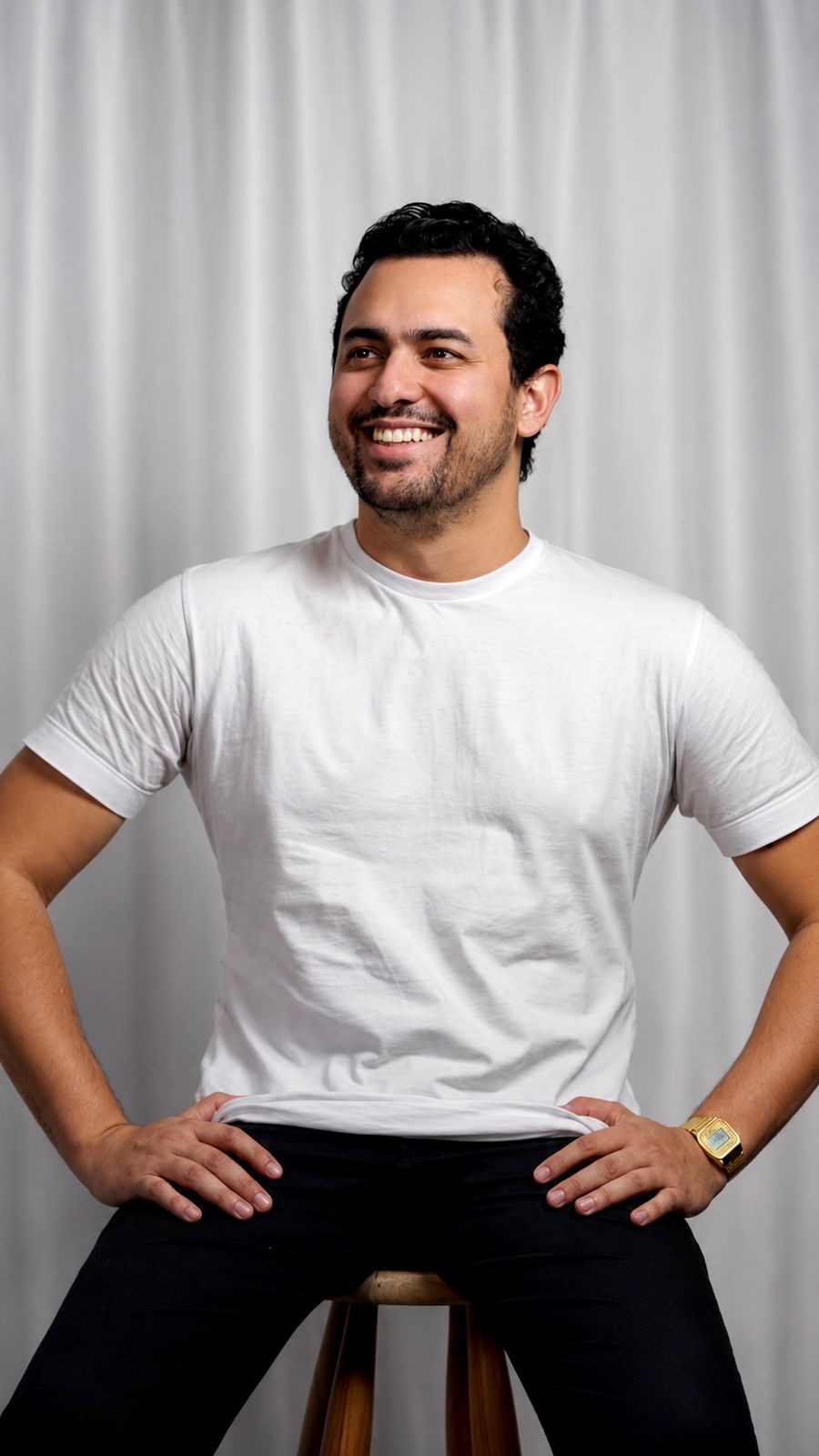 Matheus Leite ensinando em workshop presencial